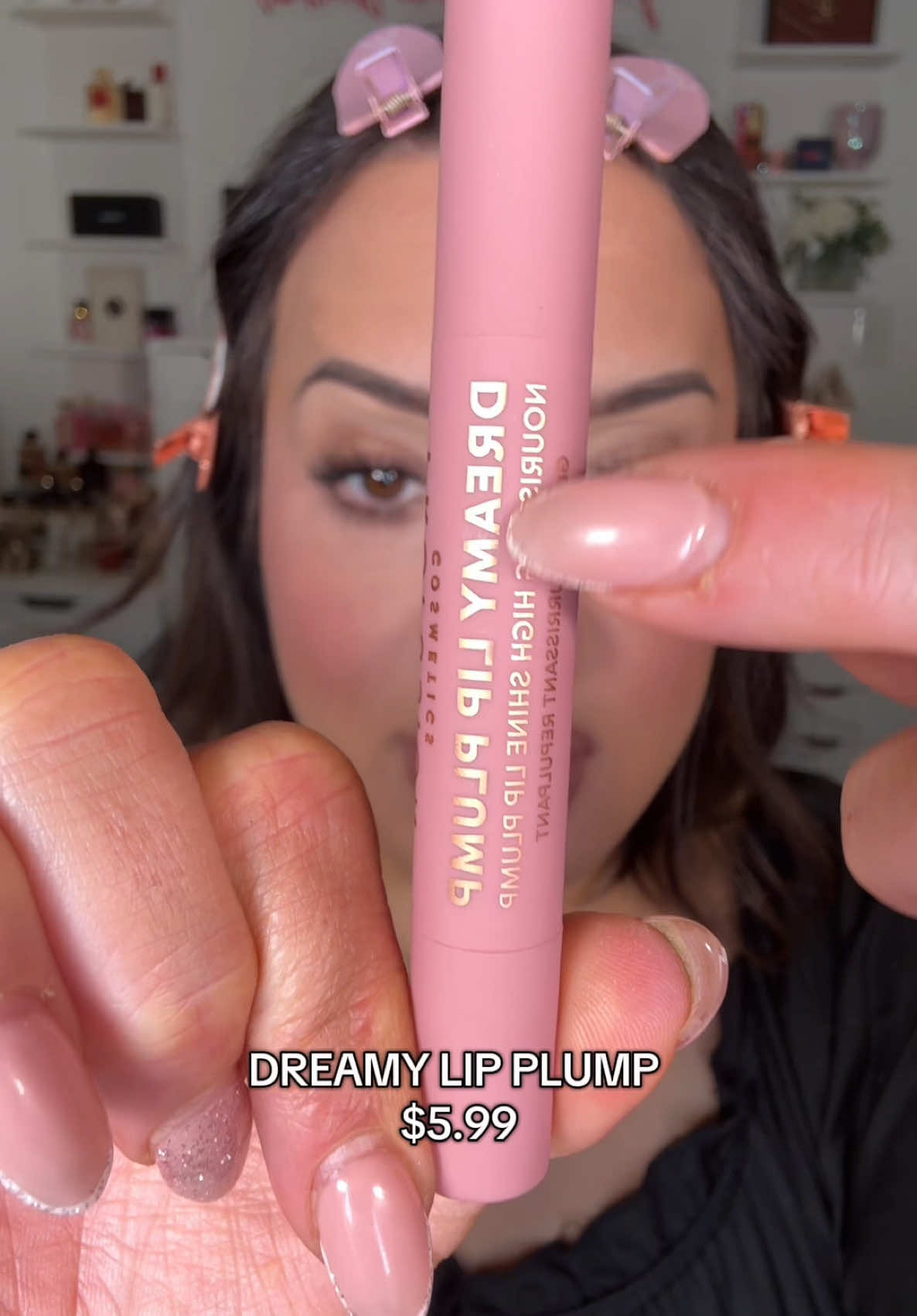 TikTok post by @samanthataormina for Profusion Cosmetics. Caption reads: I found some great affordable makeup from....