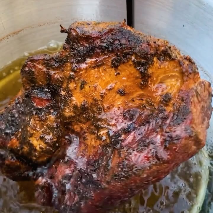 Instagram post by @steakchannel for Flavor God. Caption reads: Would you try this Smoked & Deep Fried....