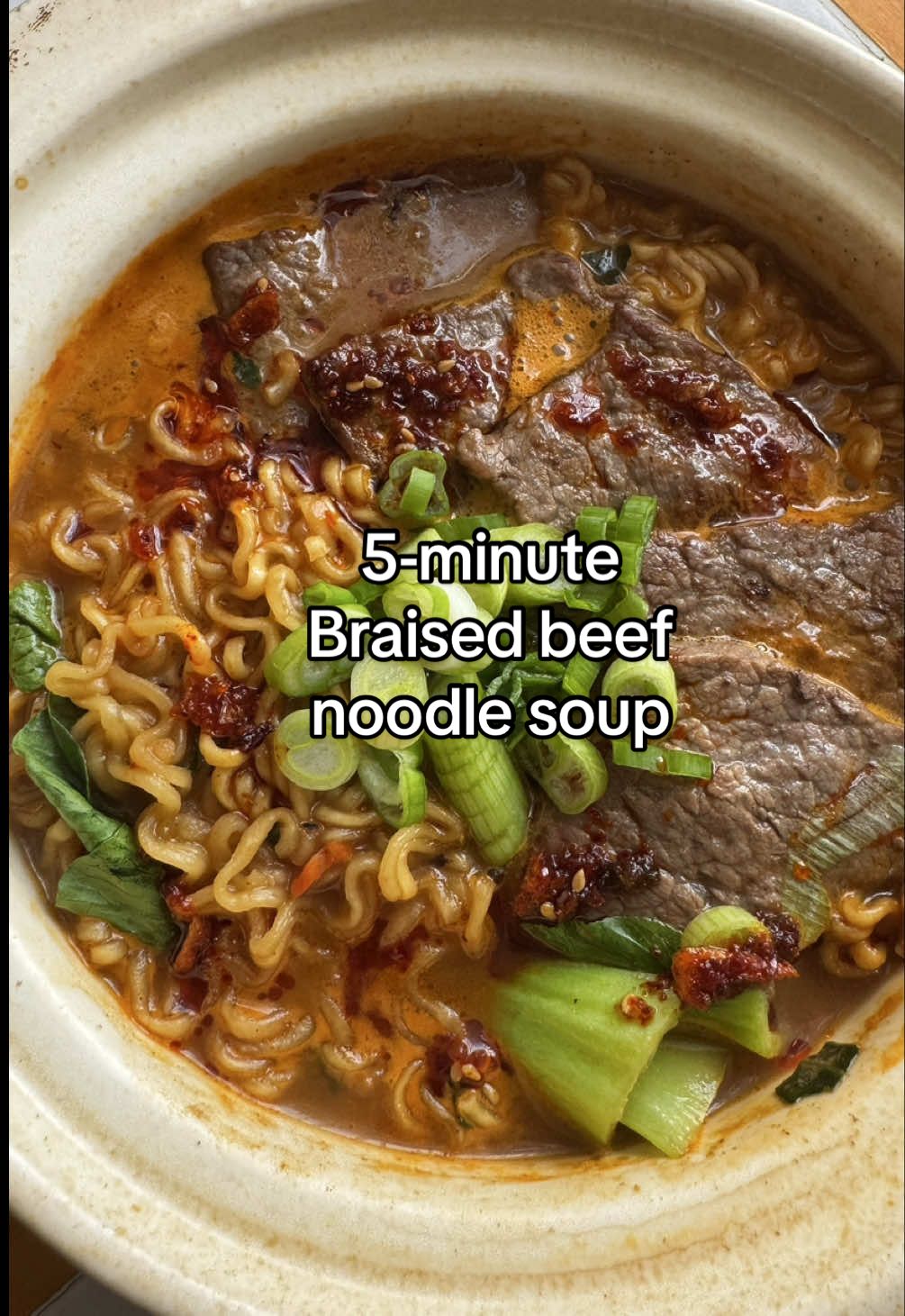 TikTok post by @jamesyworld for Nongshim America. Caption reads: My new favorite ramyun 🍜 As a HUGE fan of....