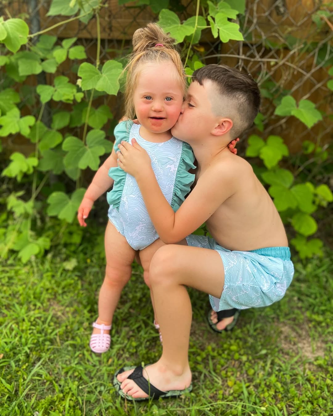 Instagram post by @missymiller_ for Caden Lane. Caption reads: My fishies are ready for summer in our matching....