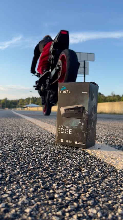 Instagram post by @jessetoler for Cardo Systems. Caption reads: “Hey Cardo, let’s roll.” @taybeltz Affiliate code:....