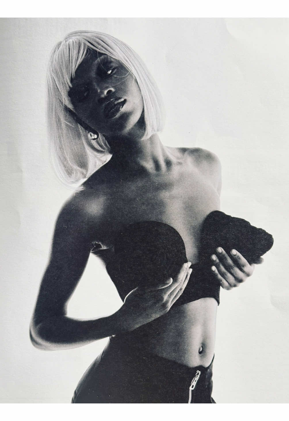 TikTok post by @cowrietaitu for JeanPaulGaultier. Caption reads: Scandal Intense. For your other self, too.....
