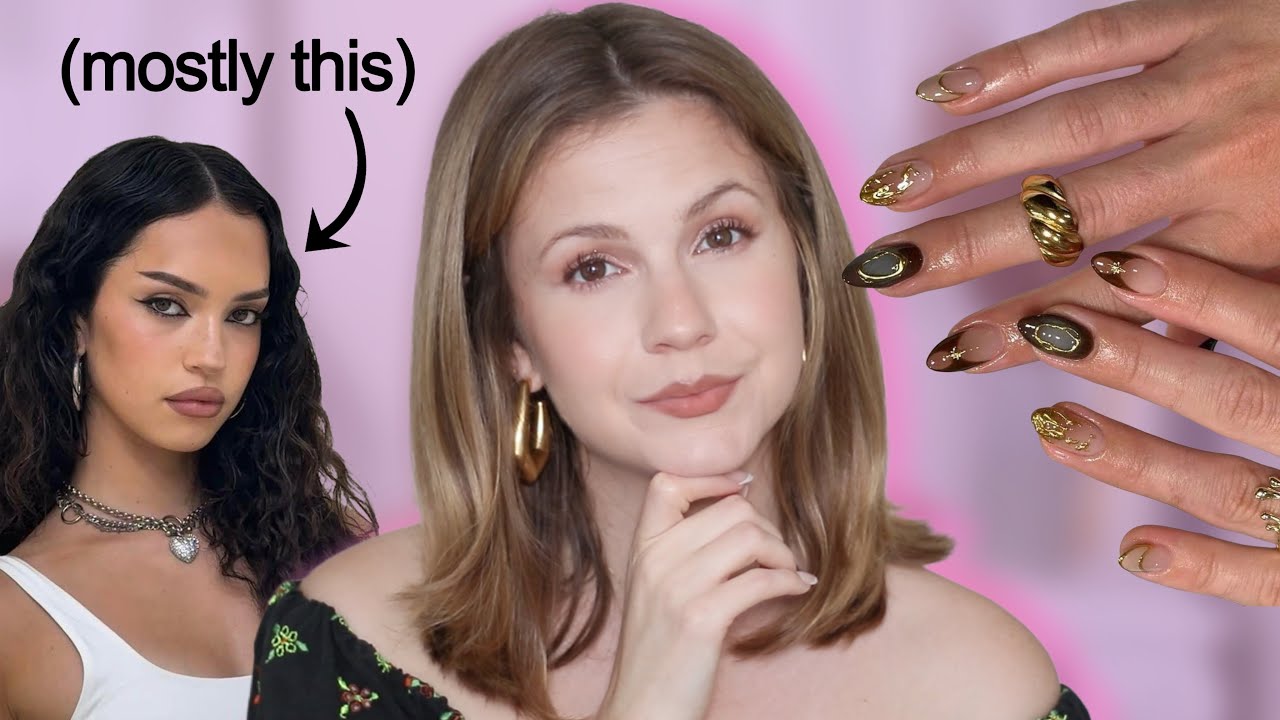 YouTube post by @KellyGooch for Sigma Beauty. Caption reads: 2025 trends that will age like milk.