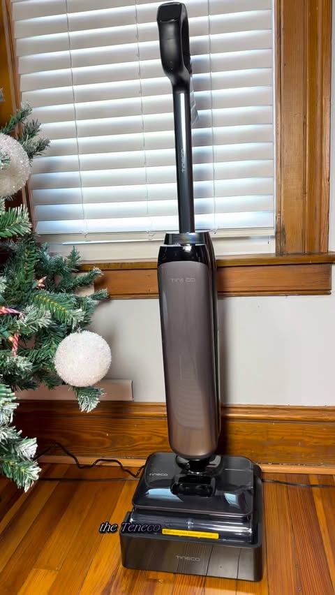 Instagram post by @buseintheusa for Tineco. Caption reads: Cleaning used to take so much time now it’s one....