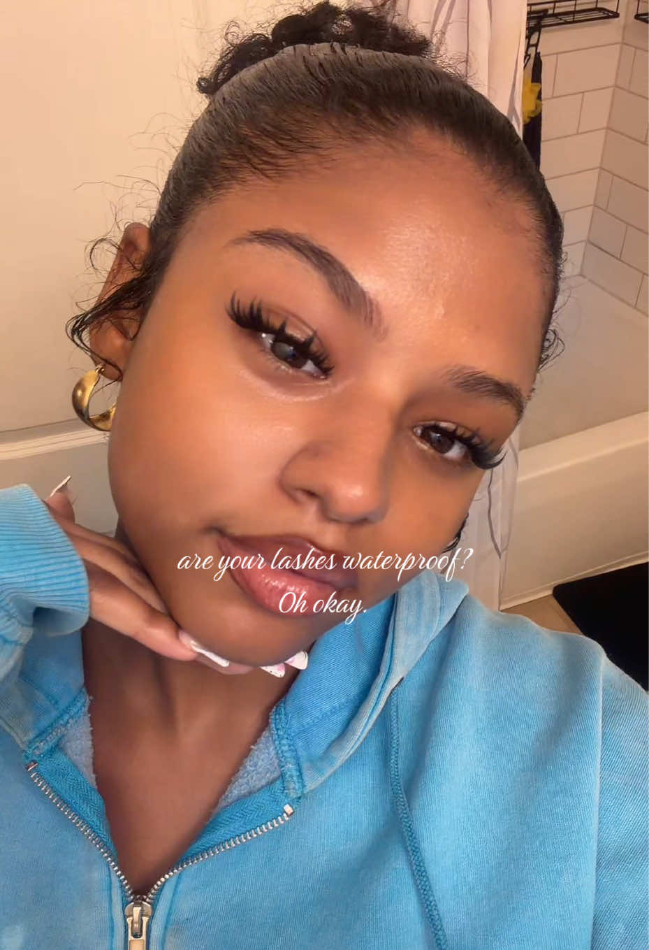 TikTok post by @itsjadaamaya for Kisslily. Caption reads: [...] wash them, I don’t want them 🙌🏾 @Kisslily....