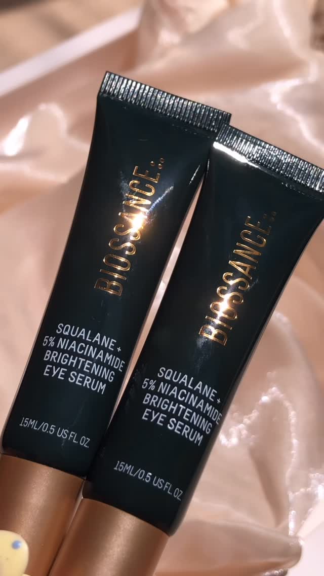 Instagram post by @trendmood1 for Biossance. Caption reads: #Revealed 🚨☀️💚✨The NEW! Squalane + 5%....