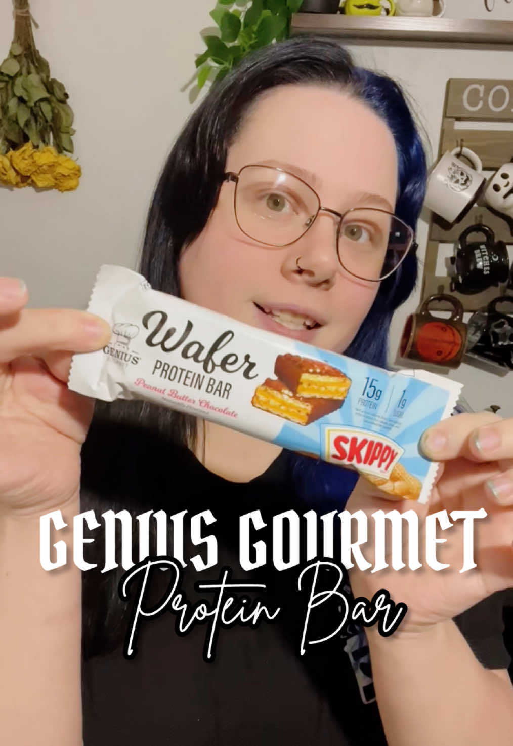 TikTok post by @pagesandlatteswithsarah for Genius Gourmet. Caption reads: [...] taste good and feels like a treat 🥰@Genius....
