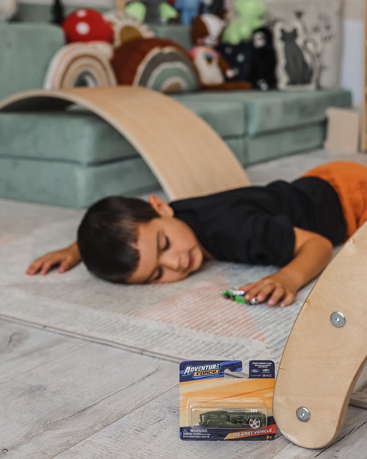 Instagram post by @haleymartinoxo for Soapbox Influence. Caption reads: On the course with Adventure Force 🏎️ #ad 

My....