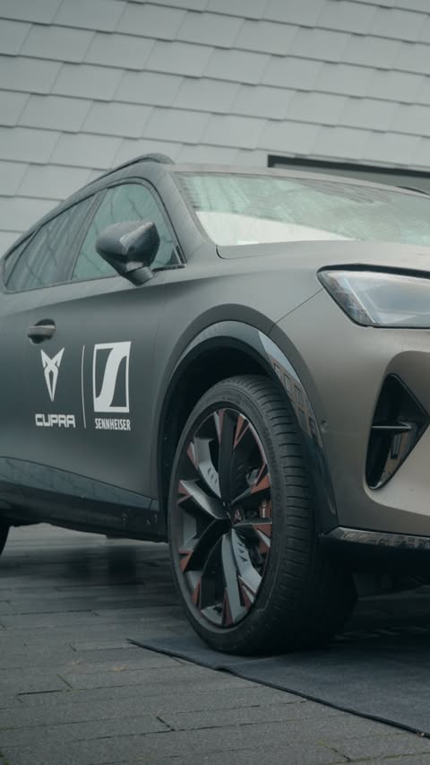 Instagram post by @danielgrindrod for Sennheiser. Caption reads: [...] is driven by the words of Dr Andreas....