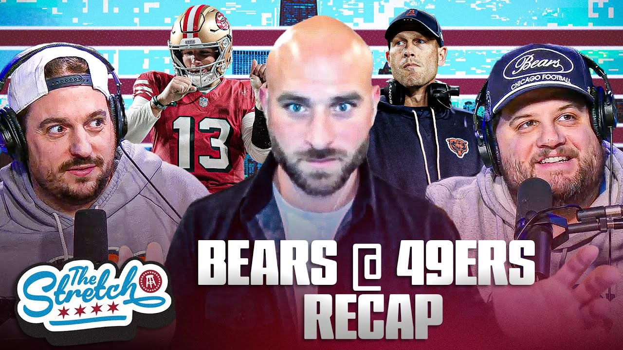 YouTube post by @BarstoolChicago for Barstool Sports. Caption reads: Chicago Loses Primetime Thriller + Clinching The....