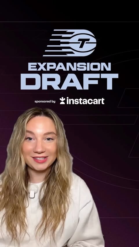 Instagram post by @iso.maddy for Enjoy Basketball. Caption reads: The Expansion Draft is very new for us, but....
