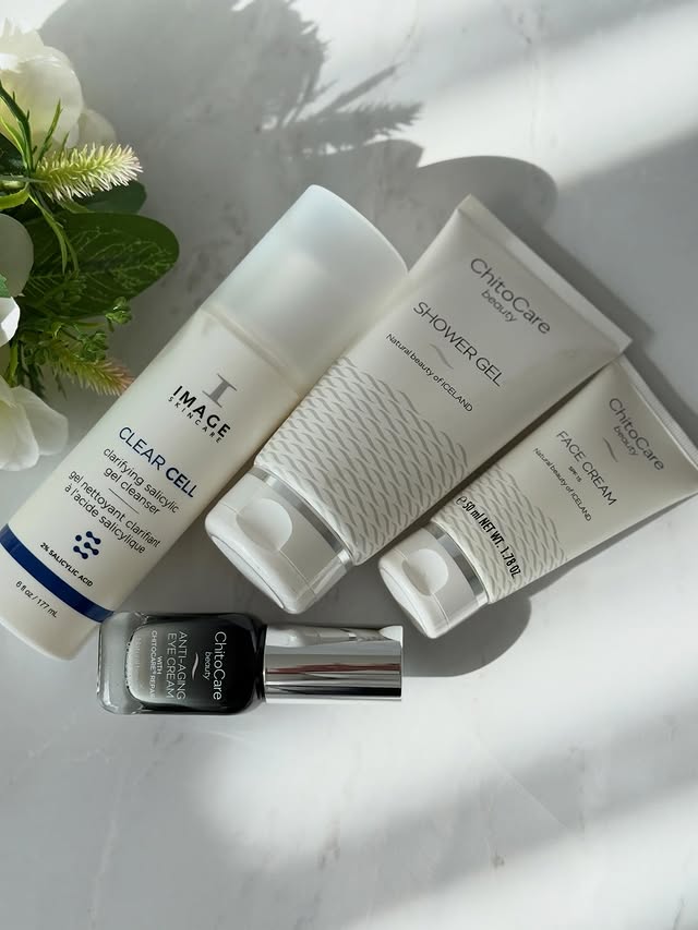 Instagram post by @reviewsbypuja for IMAGE Skincare. Caption reads: AD| Some packages just bring instant excitement,....
