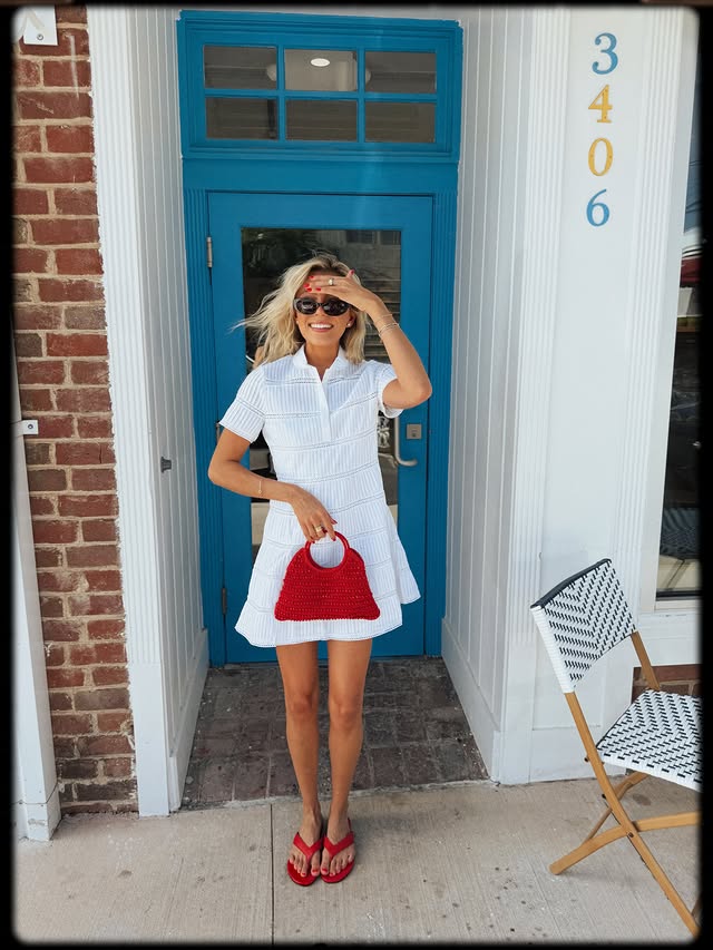 Instagram post by @mimipetersonn for J.Crew. Caption reads: Sweet treat O’clock, dressed in @jcrew....