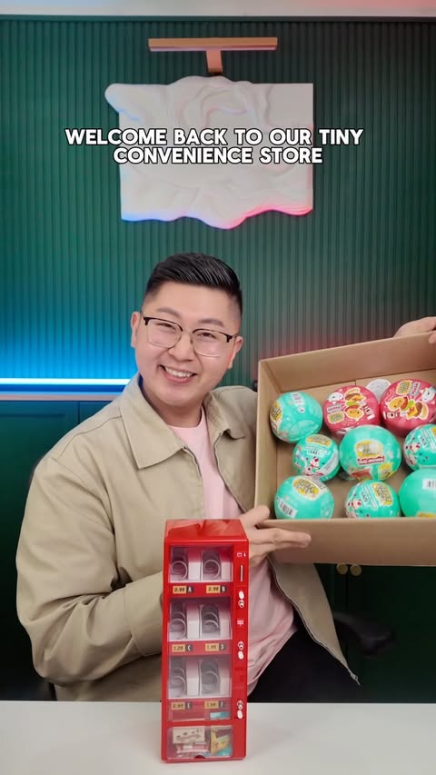 Instagram post by @heyitsrod.official for MGA’s Miniverse. Caption reads: I’m opening my own tiny convenience store! 🏪😂....