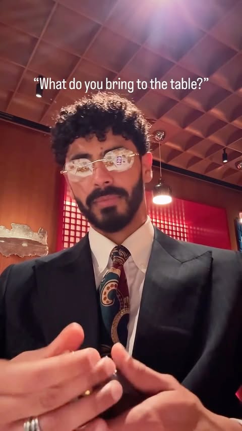 Instagram post by @omer.elsarrag for Memo Paris. Caption reads: Double shifts to put perfume on the....