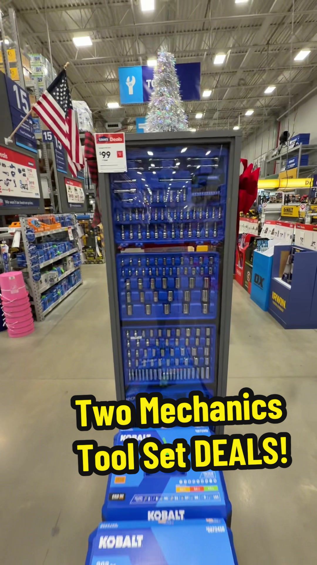 TikTok post by @methodstothemadness for Lowe's. Caption reads: Two DEALS To Take Advantage of @Lowe’s #lowes....