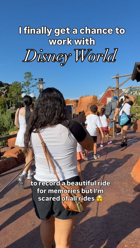 Instagram post by @anatovarnelson for Disney Parks. Caption reads: The best footage around fr, hope @disneyparks....