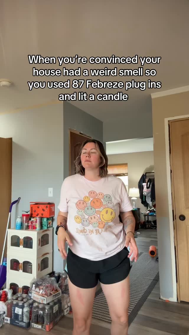 Instagram post by @emilyjeanneferet for Febreze. Caption reads: Truly- maybe 88 @febreze.