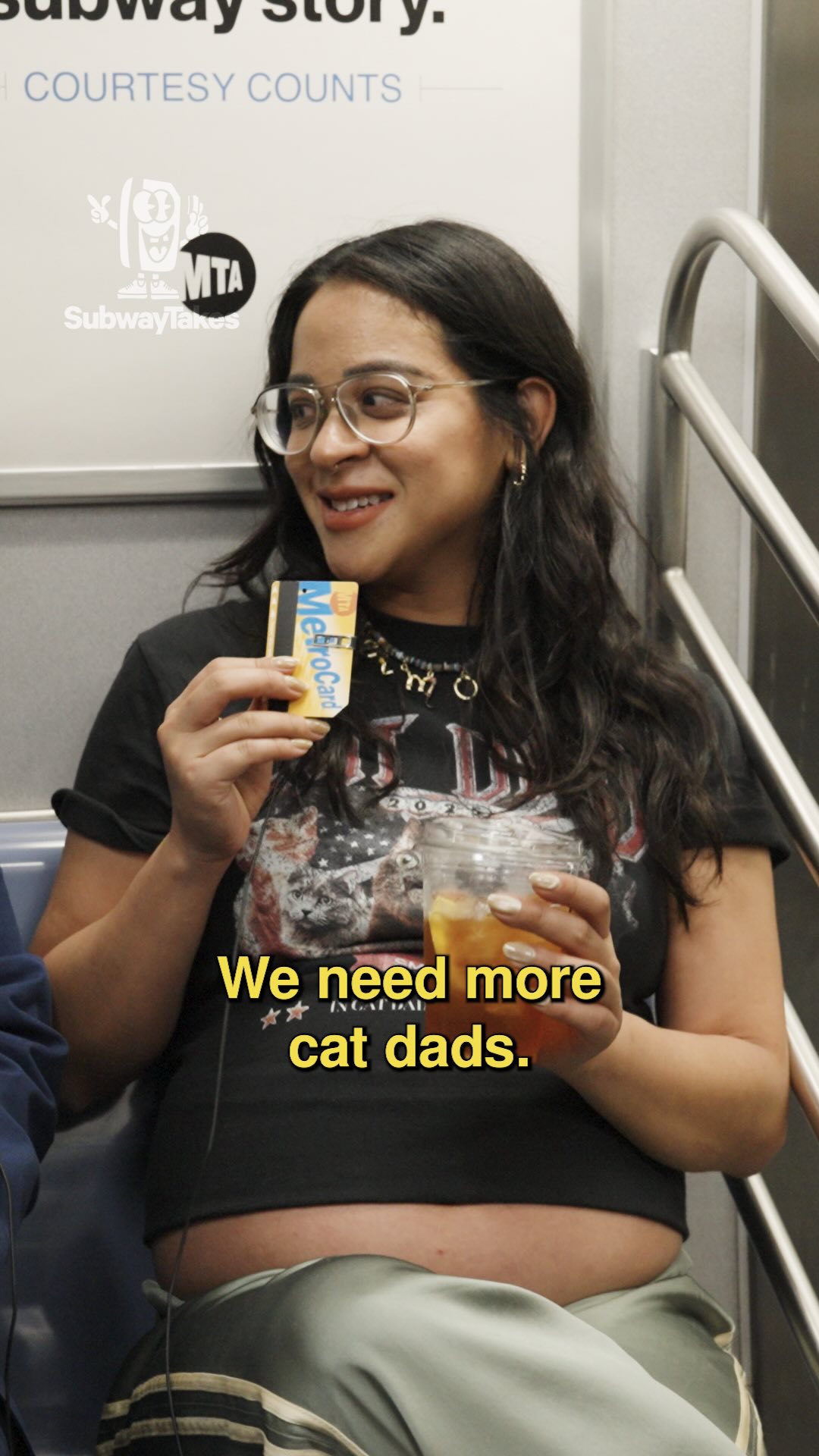 Instagram post by @subwaytakes for Smalls. Caption reads: [...] MORE cat dads!! Feat @verodelro and....