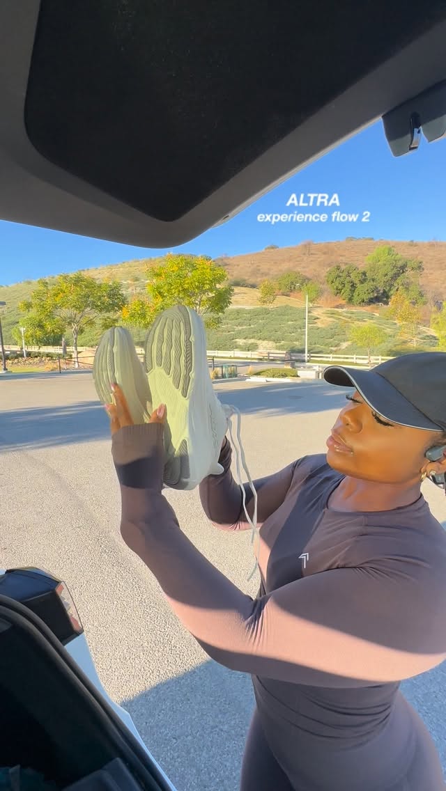 Instagram post by @oreyfit for Altra Running. Caption reads: join me for my next 5k with @diplosrunclub 🤩 !!!....