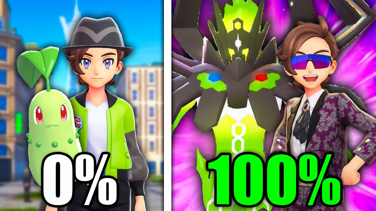 YouTube post by @TheAndrewColletteShow for Disney Magic Kingdoms. Caption reads: I 100%'d Pokemon Legends: Z-A, Here's What....