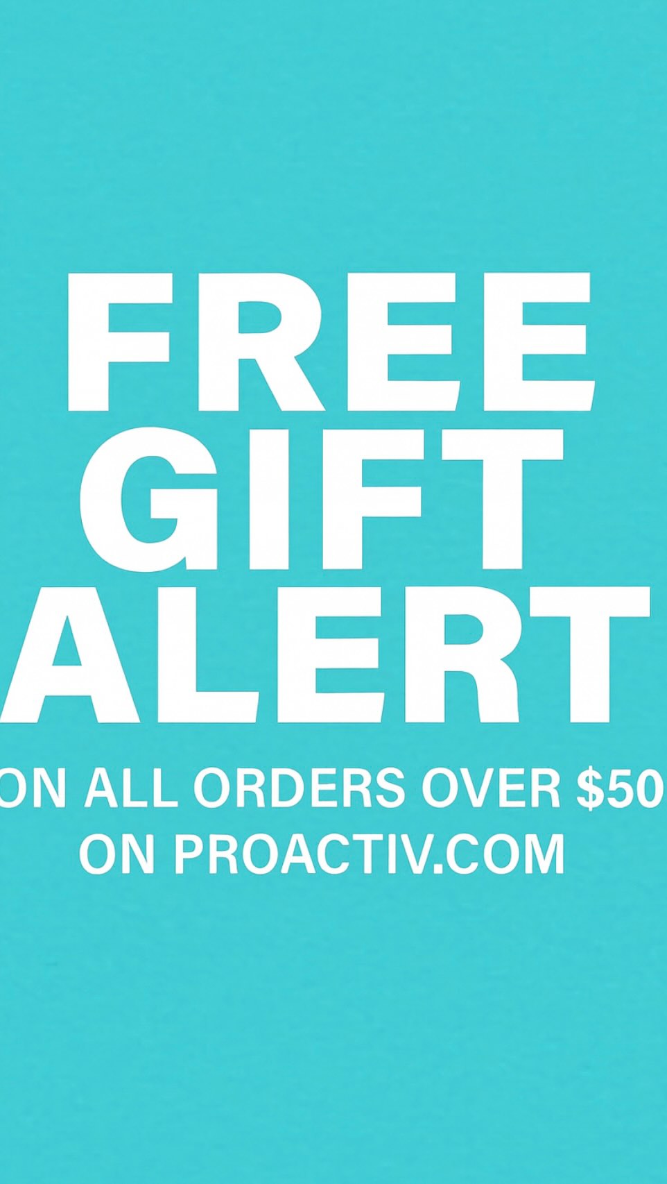 Instagram post by @jervanaaa for Proactiv. Caption reads: Get your FREE gift on Proactiv.com while offers....