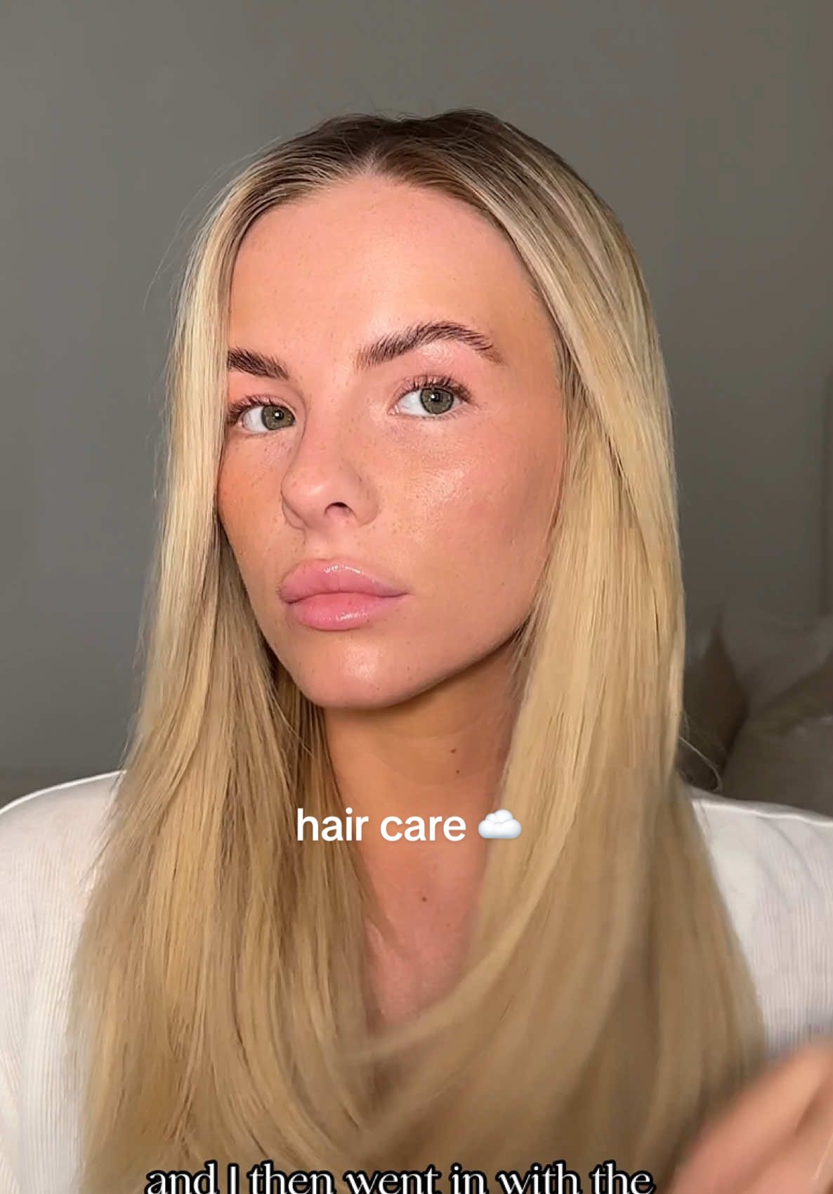 TikTok post by @beautybyellieparkhurst for Maria Nila. Caption reads: [...] care routine 🫧🧖🏼‍♀️ ad @Sephora UK @Maria....