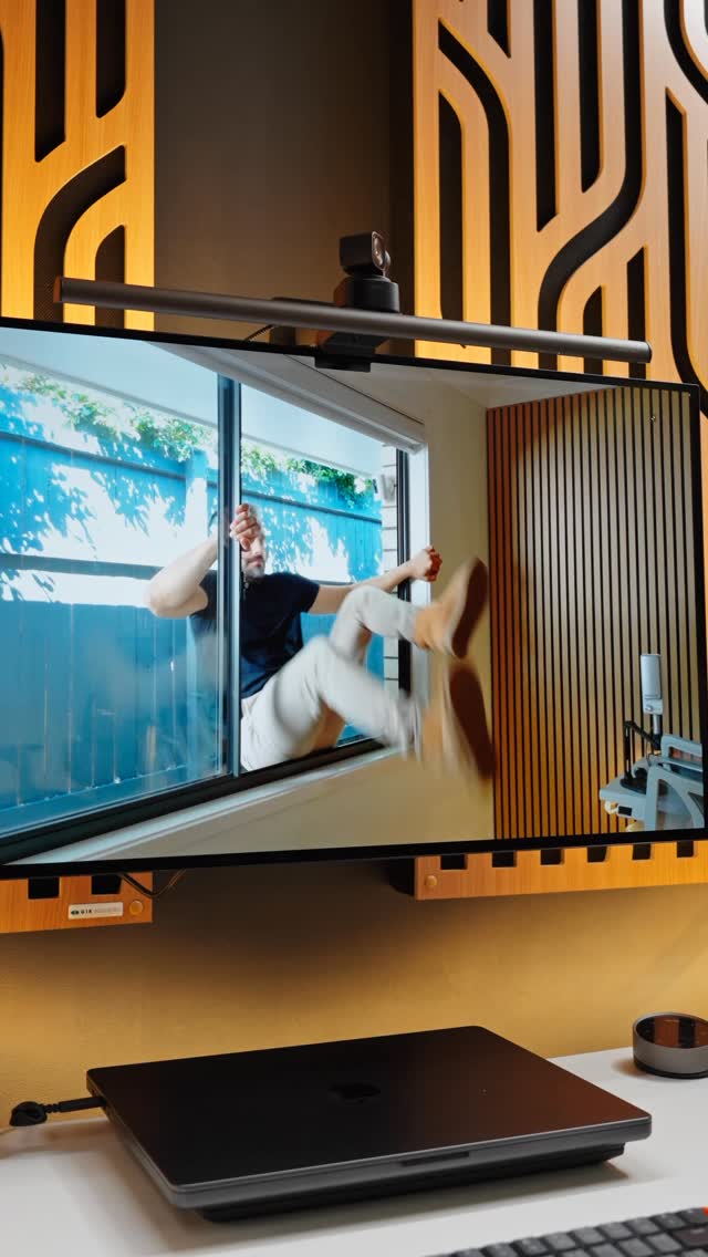 Instagram post by @techy_cave for OBSBOT. Caption reads: [...] get this webcam until you try it. The....