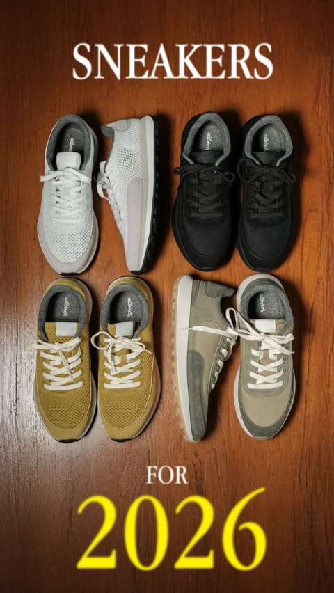 Instagram post by @sleepyboy_zzz for Allbirds. Caption reads: [...] 2026年にくる！？スニーカーを見つけちゃいました。 Shoes from....
