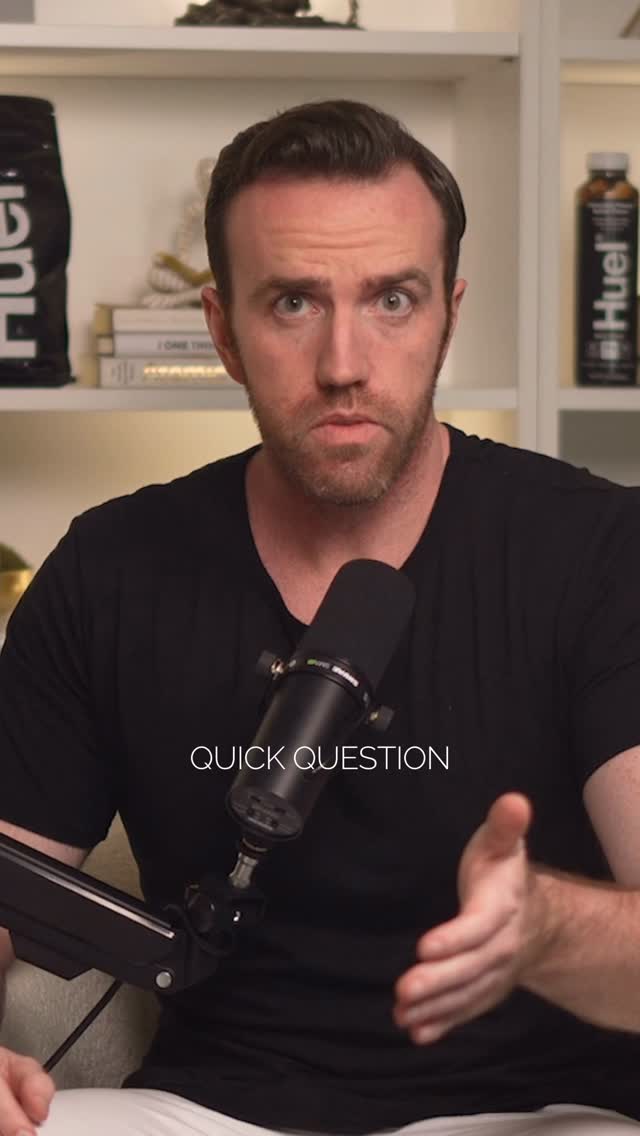 Instagram post by @scottdclary for Huel. Caption reads: Comment HUEL for 15% off. (for 15% off) I drink....