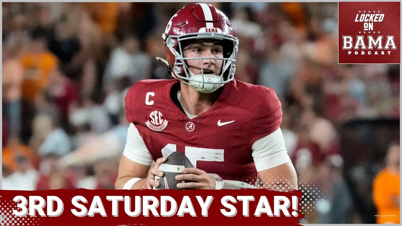 YouTube post by @LockedOnBama for Peloton. Caption reads: DOMINATION: Alabama Takes Down Tennessee with a....