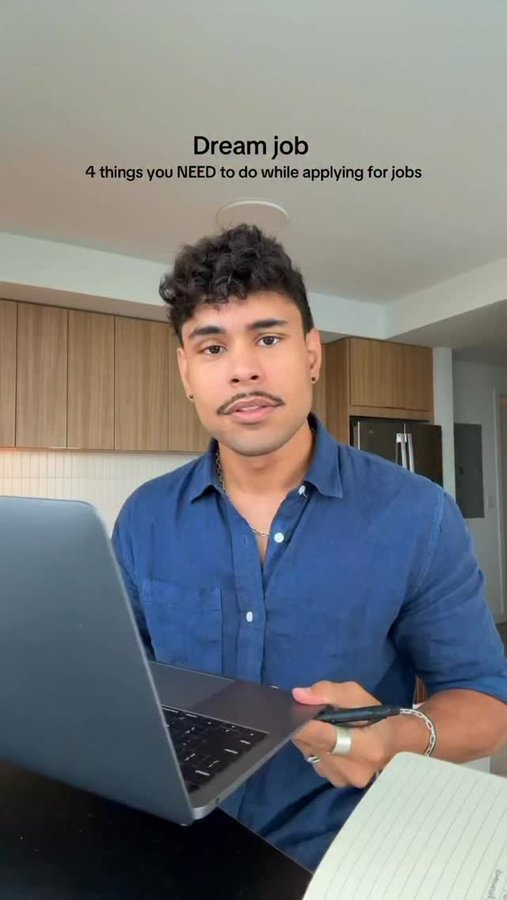 Instagram post by @rai.tryna for Indeed. Caption reads: #Ad The best time to look for a new job is when....