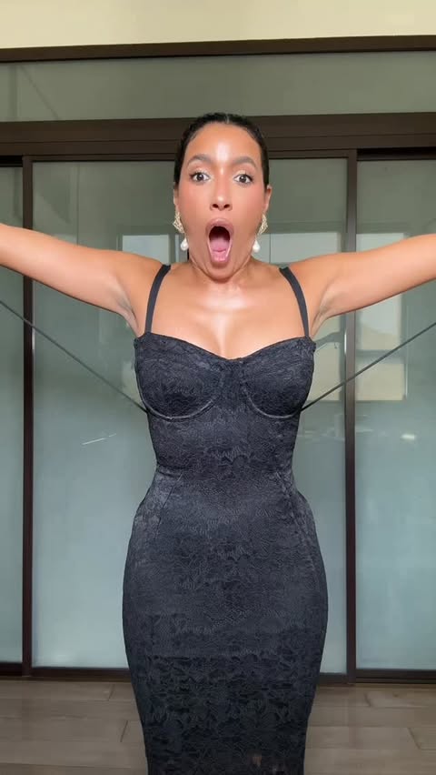 Instagram post by @officialjulissab for TA3 Swim. Caption reads: @ta3 is definitely the new LBD 🖤

If you can’t....