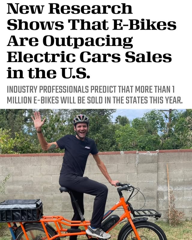 Instagram post by @philgaimon for Rad Power Bikes. Caption reads: [...] so I photoshopped myself and my....