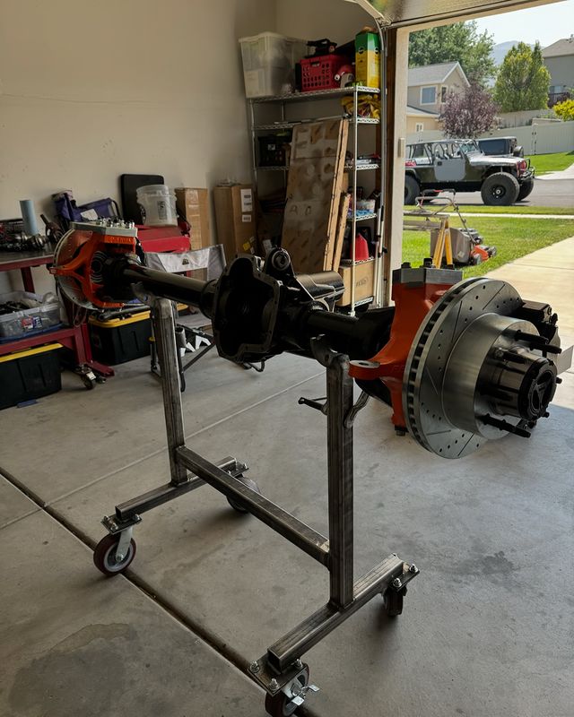 Instagram post by @pepethejlur for Raceline Wheels. Caption reads: Started on the #snazzberrygladiator for my buddy......