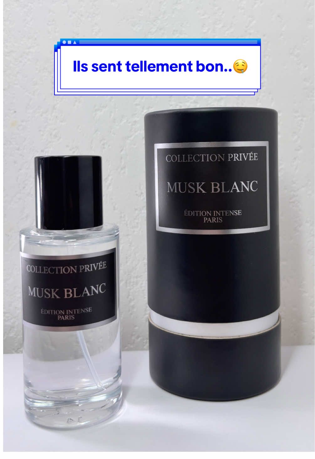 TikTok post by @curvelyne for Aprizo. Caption reads: ⬆️@APRIZO - #muscblanc #collectionpriveeparfum .