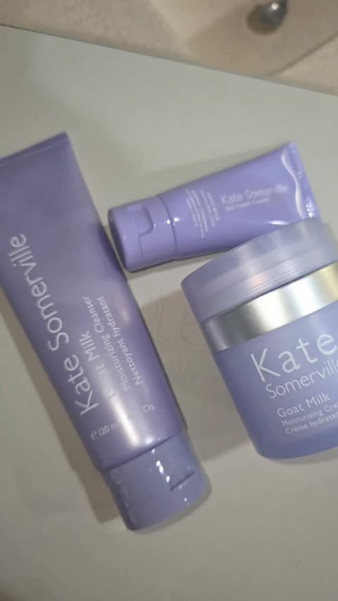 Instagram post by @kimberlywest1003 for Kate Somerville Skincare. Caption reads: #gifted ⁣ ⁣ Hey, y'all! @katesomervilleskincare....