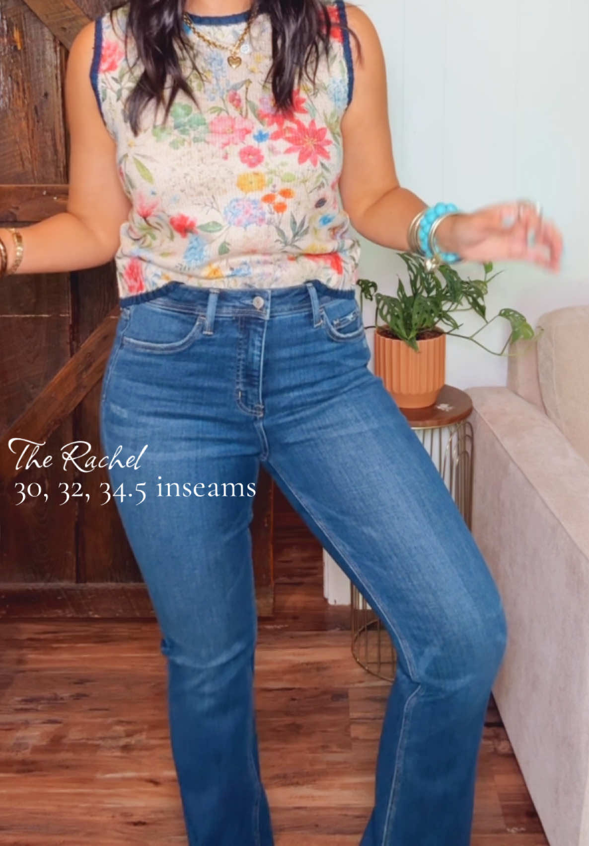 TikTok post by @laurenelizabeth_shop for Ava Lane Boutique. Caption reads: Back in stock! @Ava Lane Boutique.