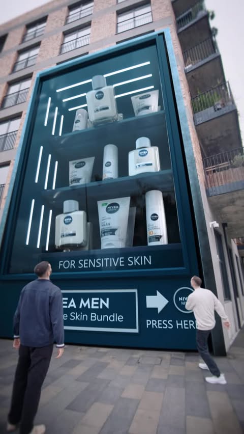 Instagram post by @theberryboys.uk for NIVEA MEN. Caption reads: It ain’t easy, being creamy. Said nobody....