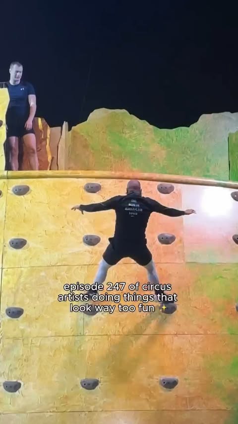 Instagram post by @trampwallife for Cirque du Soleil. Caption reads: also featured on episode 247 of don't try this at....