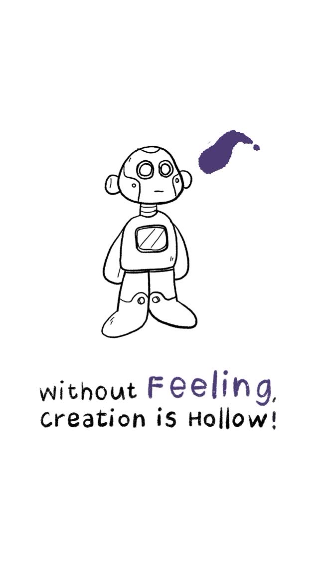 Instagram post by @taraneh.artworks for Procreate. Caption reads: l’m so glad I managed to bring all my....