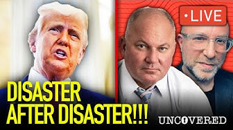 YouTube post by @MeidasTouch for Mack Weldon. Caption reads: LIVE: MAGA gets UNCOVERED as ENTIRE Trump Admin....