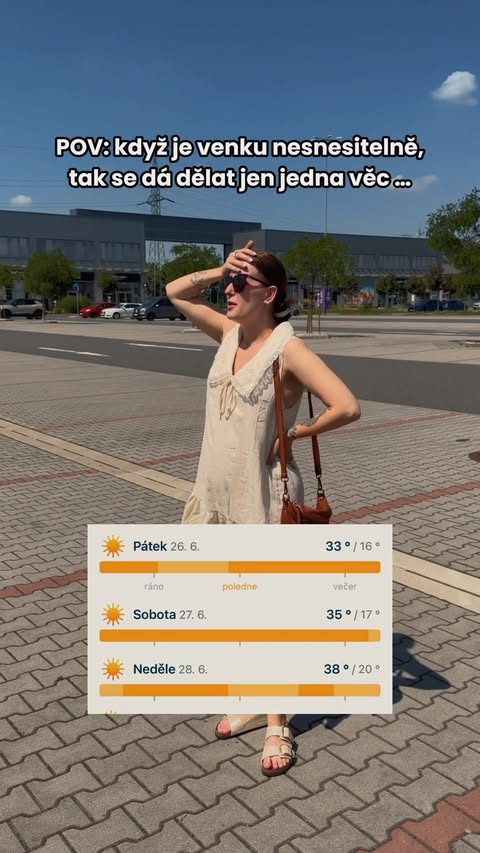Instagram post by @zivotslusy for Knihkupectví Luxor. Caption reads: Kolik stupňů máte v bytě? Já teď rozhodně....