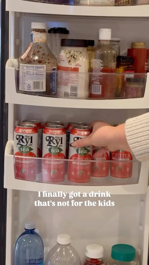 Instagram post by @mrsgreaux for Ryl Tea. Caption reads: AD | I always grab the raspberry pack! 🍓 Crisp,....