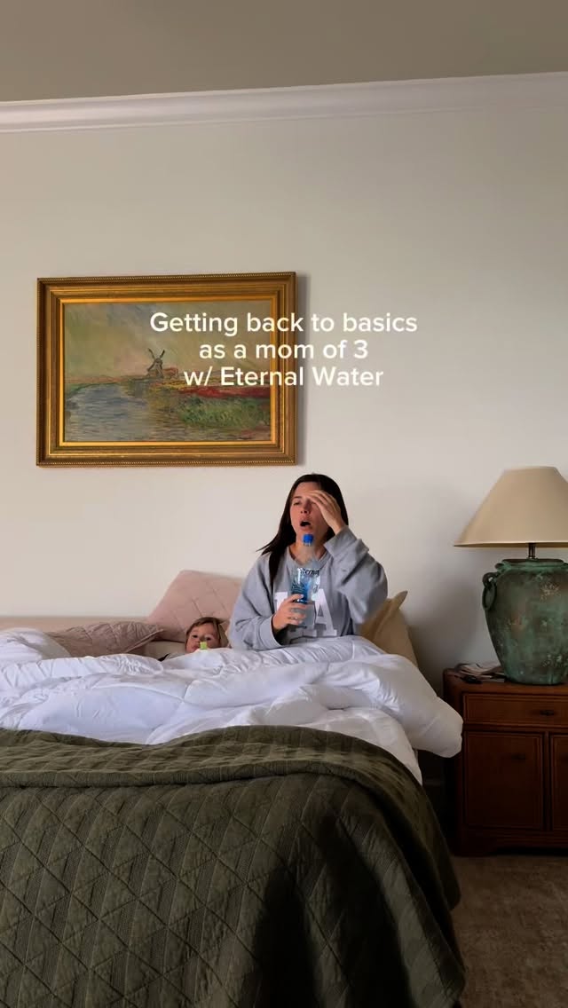 Instagram post by @aliwkay for Eternal Water. Caption reads: Getting back to basics and just starting with....