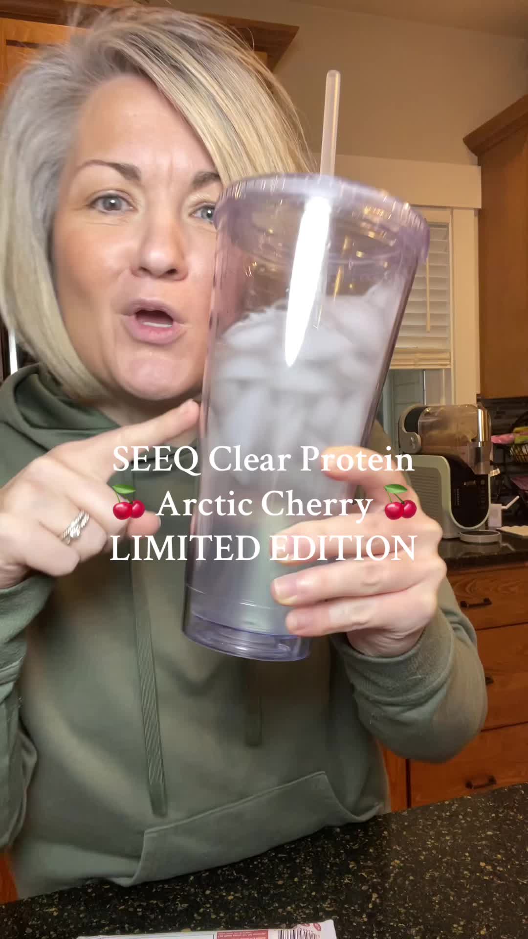 TikTok post by @uneekeye17 for SEEQ SUPPLY. Caption reads: Limited Edition Release - Seeq’s Arctic Cherry....