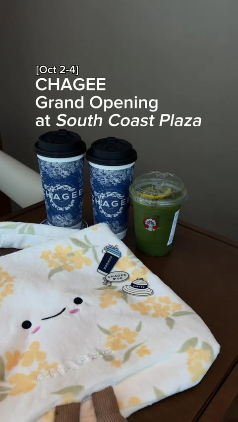 Instagram post by @eatswjennifer for CHAGEE. Caption reads: PSA @usachagee is officially opening at South....