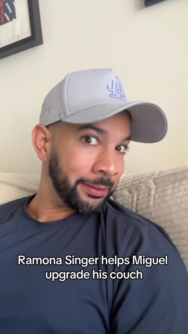 Instagram post by @themiguelluciano for Article. Caption reads: Just a content creator, impersonating Ramona....