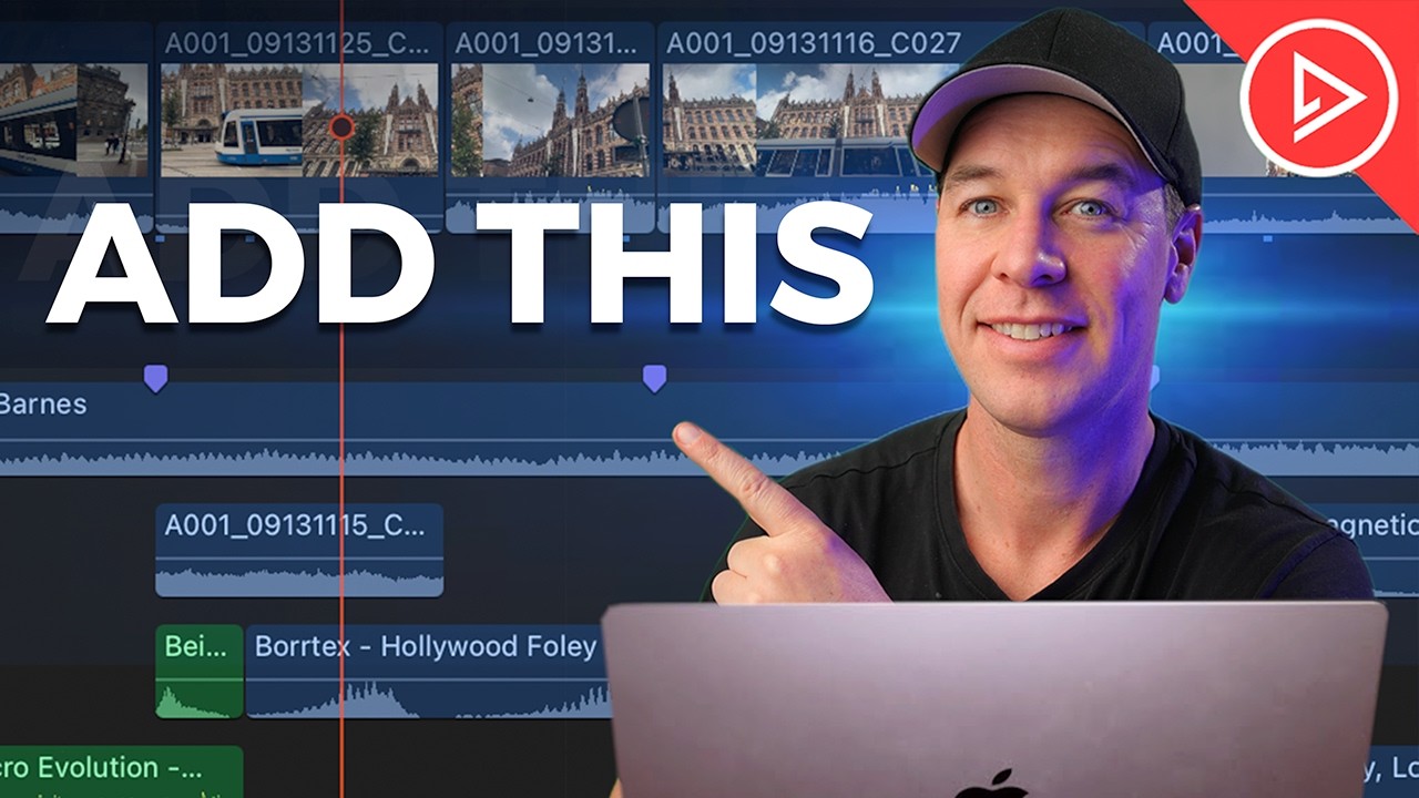 YouTube post by @LearnOnlineVideo for Motion Array. Caption reads: Your B-Roll Is Boring — Here’s How to Fix It.