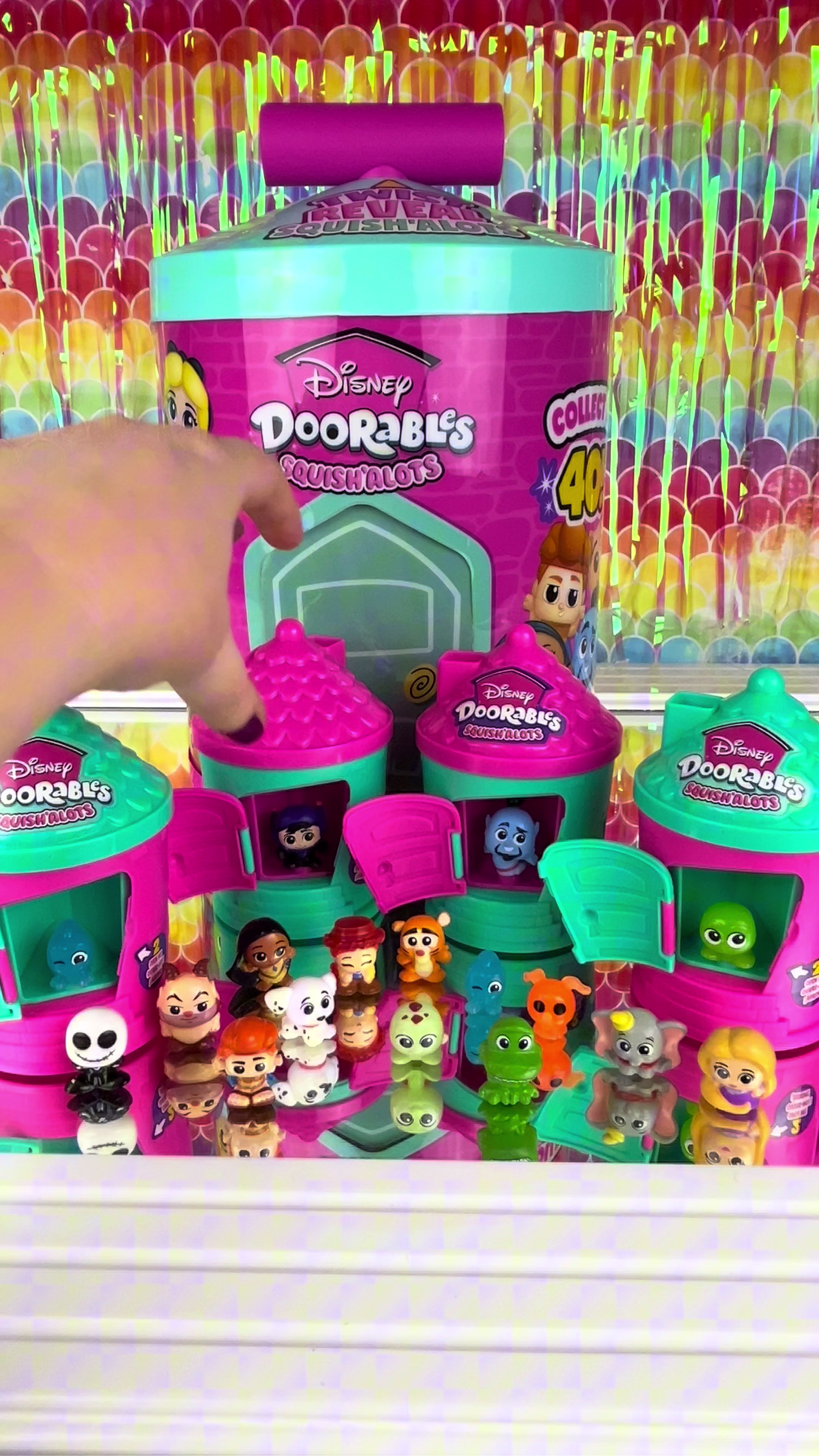 TikTok post by @collectandcraft for Disney Doorables. Caption reads: 💖 Disney Doorables Squish A’lots Series 2 Full....